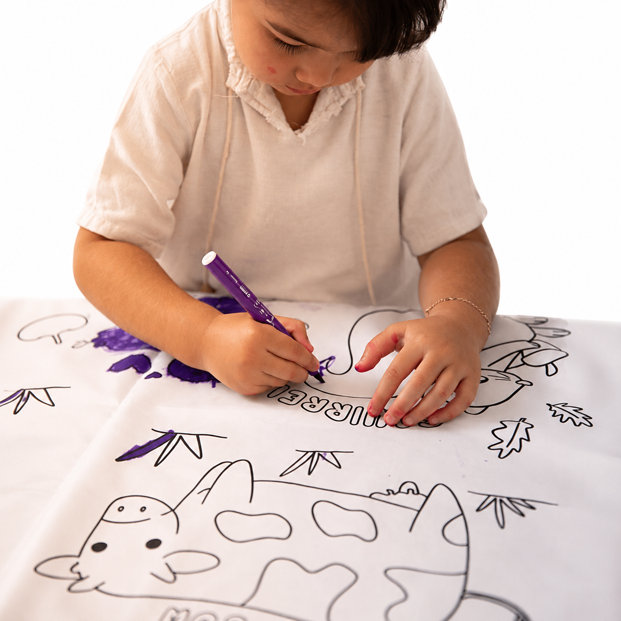 Yıkanabilir Boyama Oyun Halısı 100×150 cm