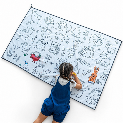 Yıkanabilir Boyama Oyun Halısı 100×150 cm