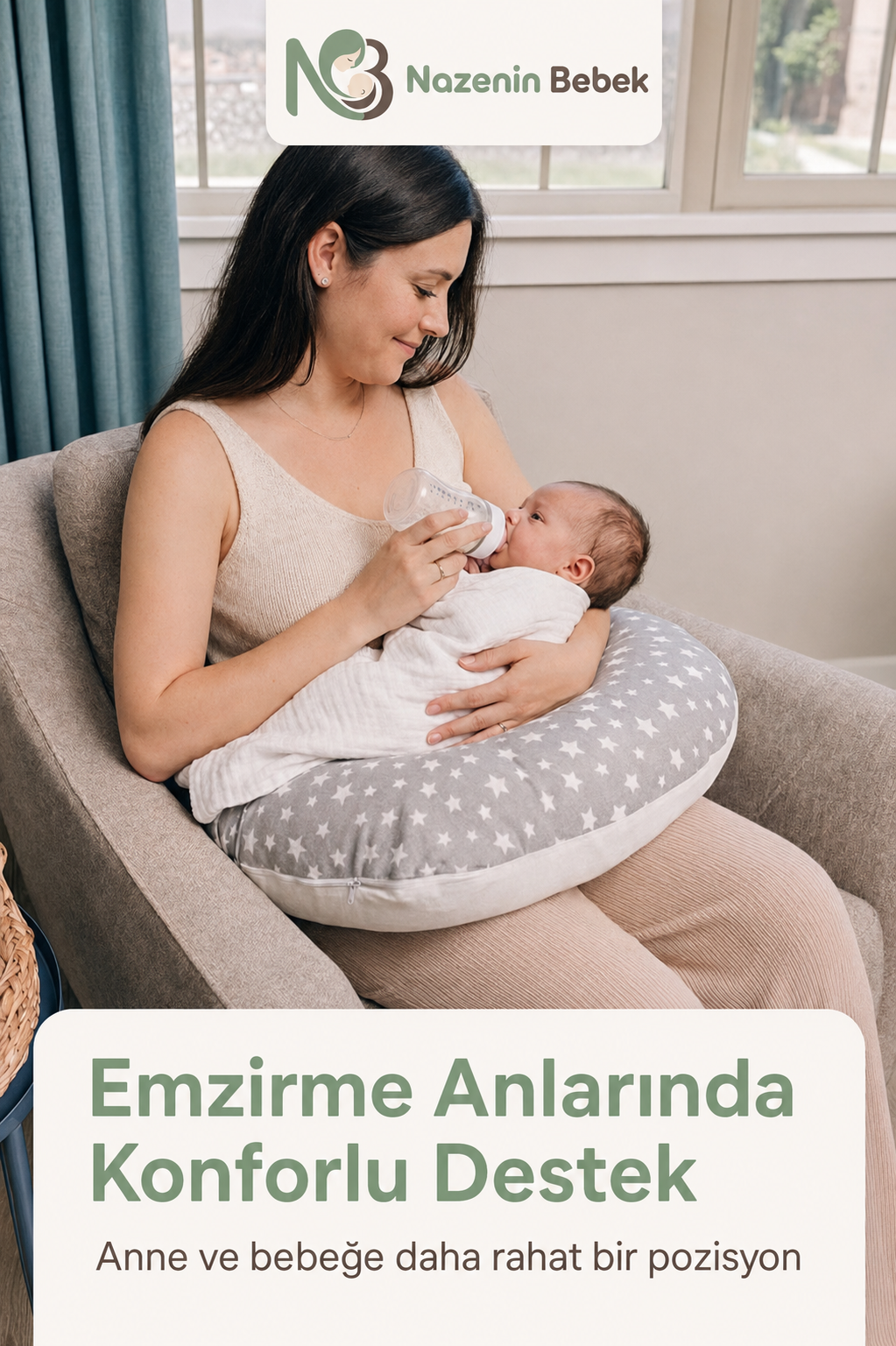 Hamilelik ve Emzirme Destek Yastığı