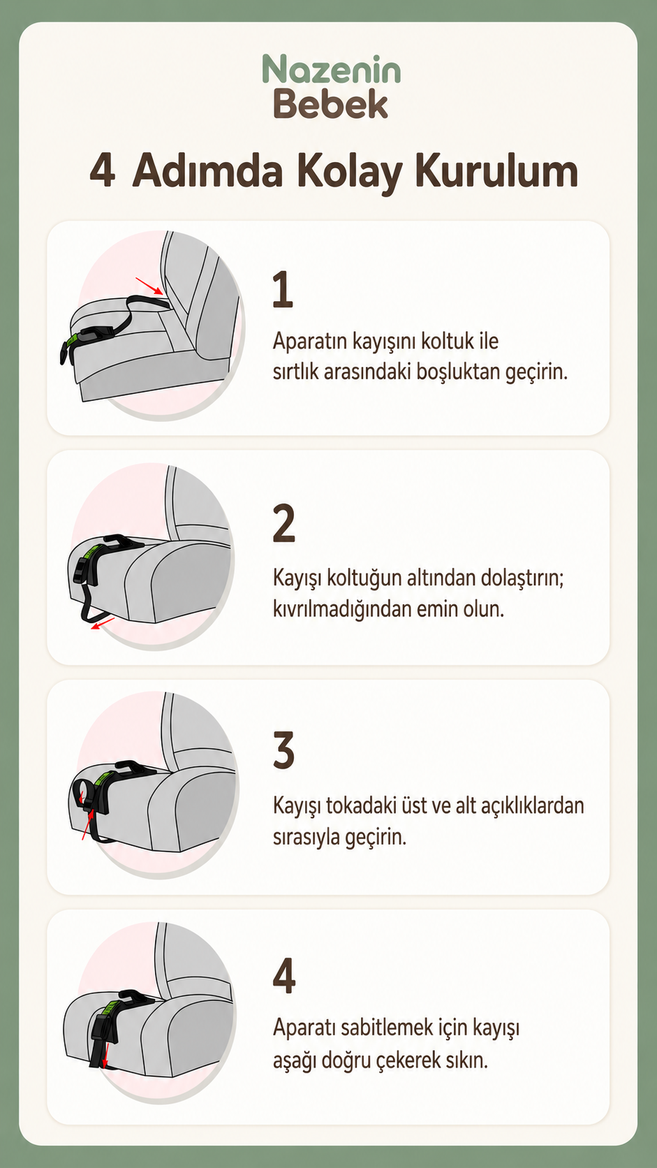 Hamile Emniyet Kemeri – Anne ve Bebek Koruyucu