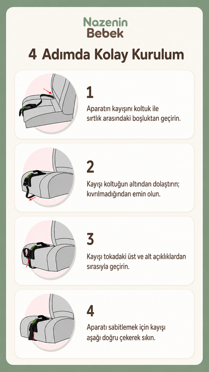Hamile Emniyet Kemeri – Anne ve Bebek Koruyucu